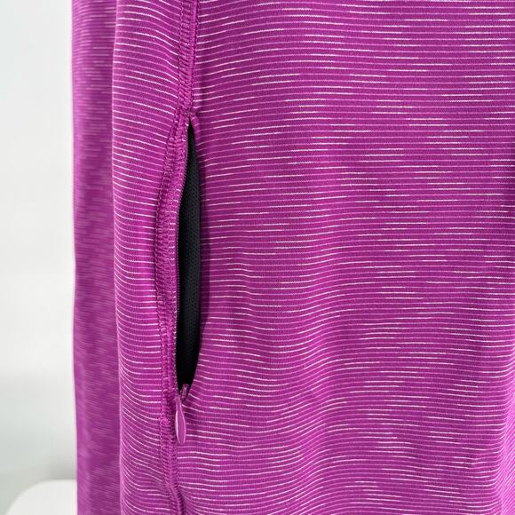 Duluth Trading Co NoGA Purple Dress Space Dye Active Short Sleeve Pocket Size L - Picture 5 of 6